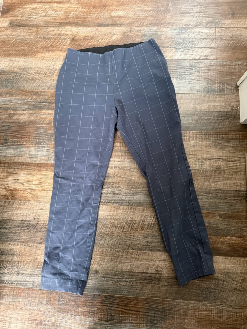 Target a new day Navy Gray Windowpane Stretch Dress Pants